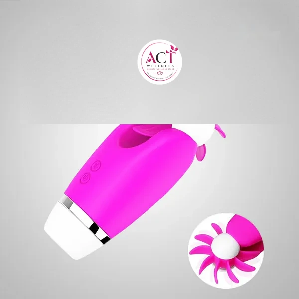 Tongue Licking Rotational Oral Clitoris Stimulator & Breast Vibrator - act wellness
