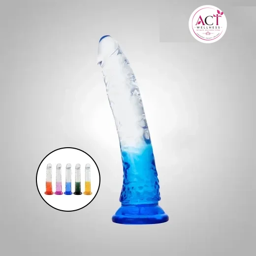 Transparent Anal Dildo With Suction Cup - Buy Online in India | act wellness - view 1