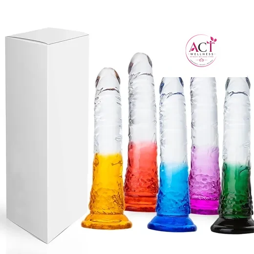 Transparent Anal Dildo With Suction Cup - Product Gallery View 3 | act wellness