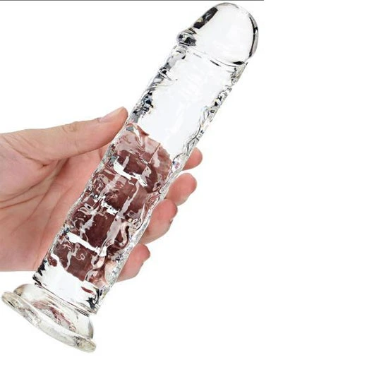 Transparent Hands Free Pleasure Dildo - Product Gallery View 2 | act wellness
