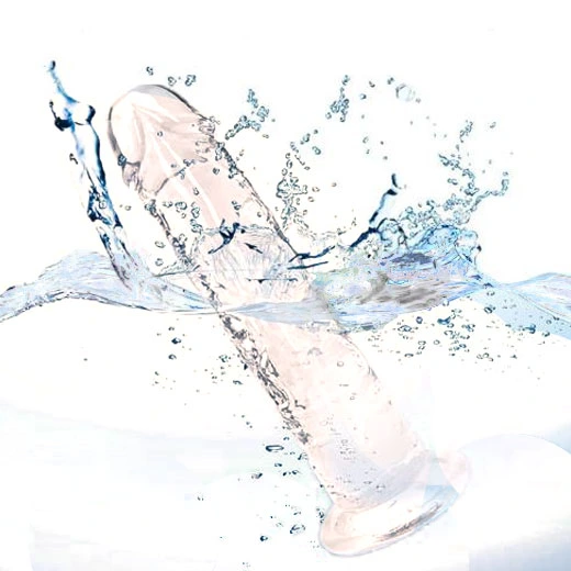 Transparent Hands Free Pleasure Dildo - Product Gallery View 3 | act wellness