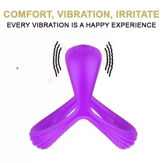Triangular Penis Ring Vibrator - Product Gallery View 3 | act wellness