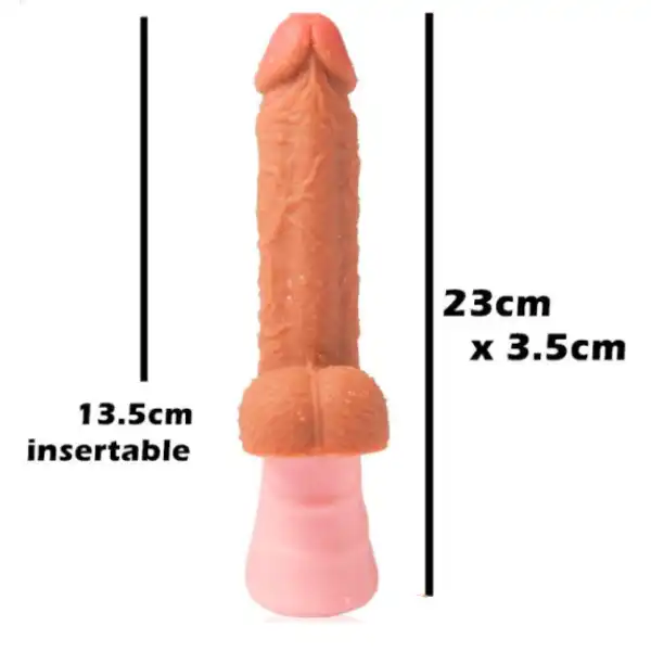 Ultra-soft Penis Vibration Multi-Function Dildo - Product Gallery View 2 | act wellness