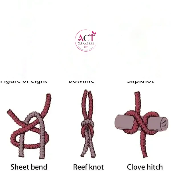 Ultra Soft Rope Strap Restraints Kit for Couples Sex Games - Product Gallery View 3 | act wellness