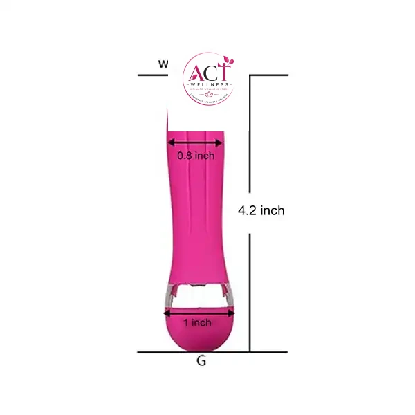 Unique Design Mini Pink Vibrator Massager - Product Gallery View 2 | act wellness