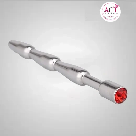 Urethral Plug Jewelry Dilators Penis Plug Prostate Stimulation Masturbator - Buy Online in India | act wellness - view 1