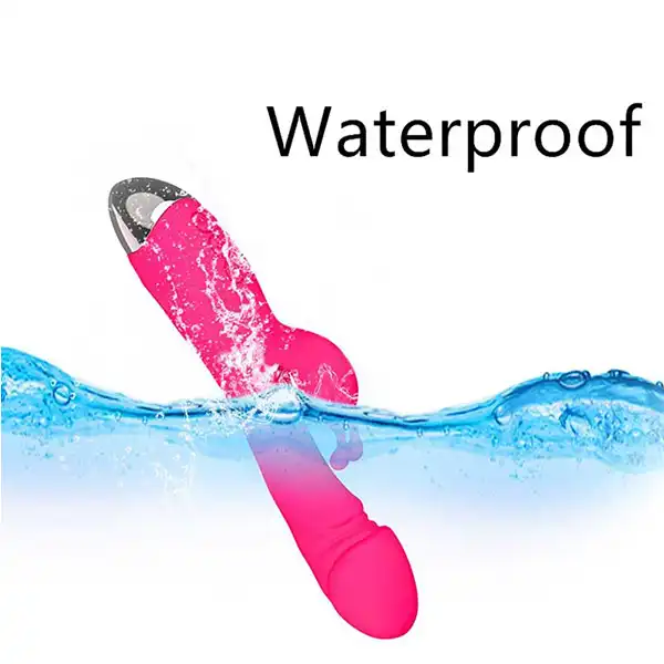 USB 10 Speed Romeo G-spot Rabbit Vibrator - Product Gallery View 4 | act wellness
