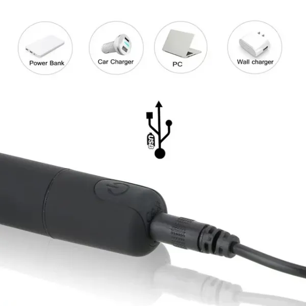USB Recharge Multi Vibrator Bullet - Product Gallery View 3 | act wellness