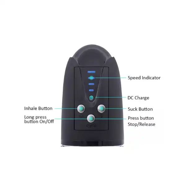USB Rechargeable Vacuum Sucking Male Masturbation Penis Pump - Product Gallery View 2 | act wellness