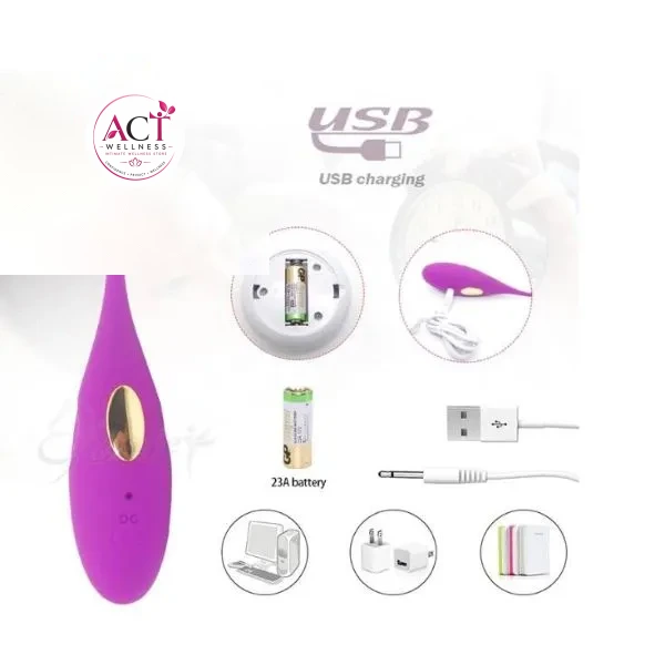 USB Rechargeable Vibrating egg Kegel Ball Lush - Product Gallery View 3 | act wellness