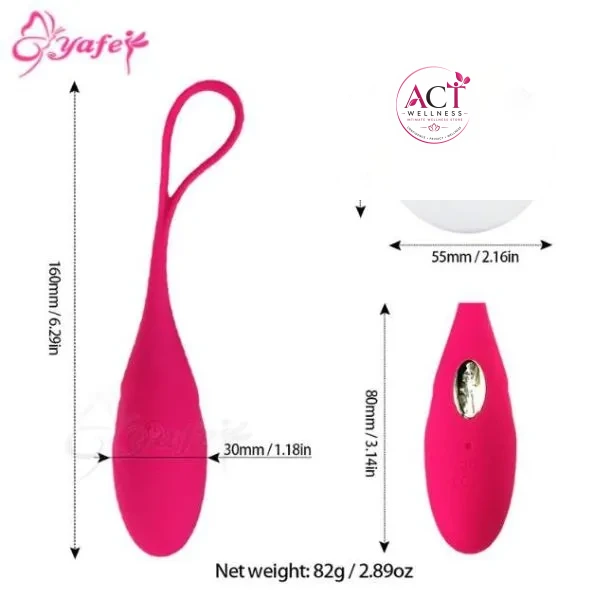 USB Rechargeable Vibrating egg Kegel Ball Lush - Product Gallery View 6 | act wellness