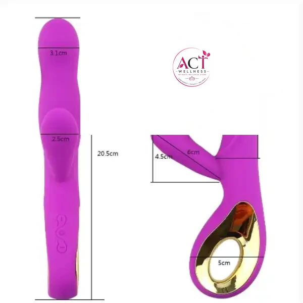 USB Rechargeable Waterproof G-Spot Sex Toy For Women Massager Wand - Product Gallery View 2 | act wellness