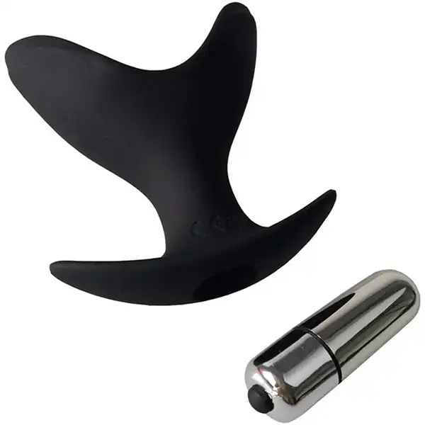 V Port Function Anal Plug Vibrator - Product Gallery View 4 | act wellness