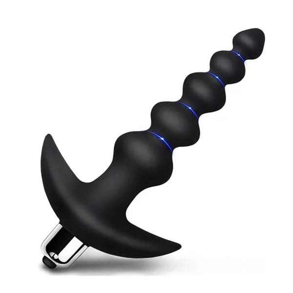Vibrating Anal Beads Butt Plug Waterproof Bullet Vibrator for Men, Women and Couples - Product Gallery View 3 | act wellness