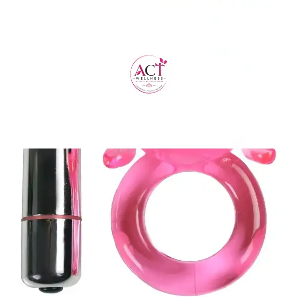 Vibrating Cock Ring Penis Stronger Orgasms with Vibrator - Product Gallery View 4 | act wellness