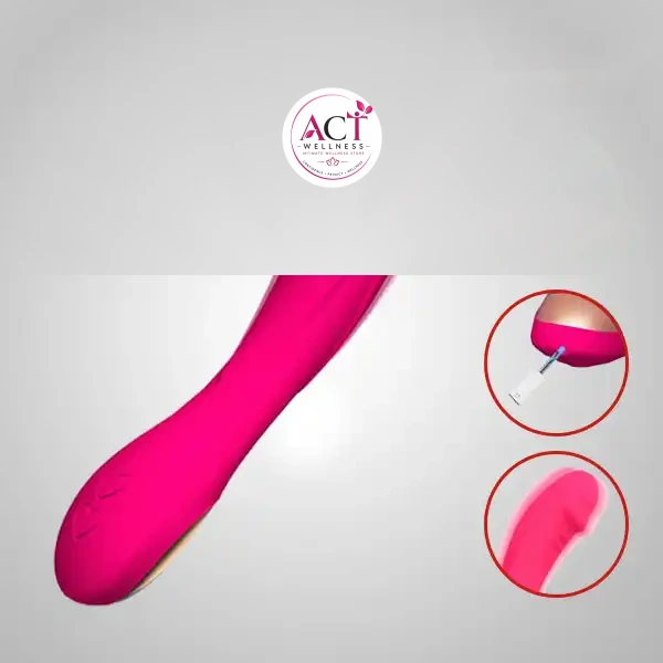 Silicone Flexible Women Powerful Vibrating Dildo - Buy Online in India | act wellness - view 1
