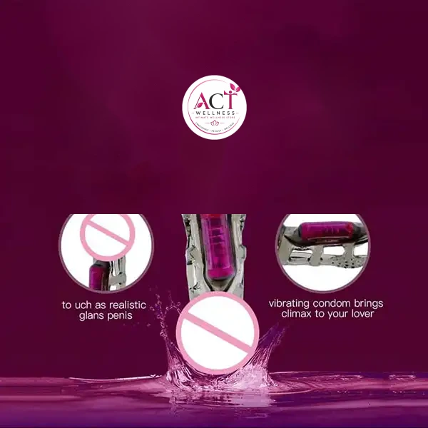 Vibrating Penis Extender with Cockring Reusable Condom Sleeve - Product Gallery View 4 | act wellness
