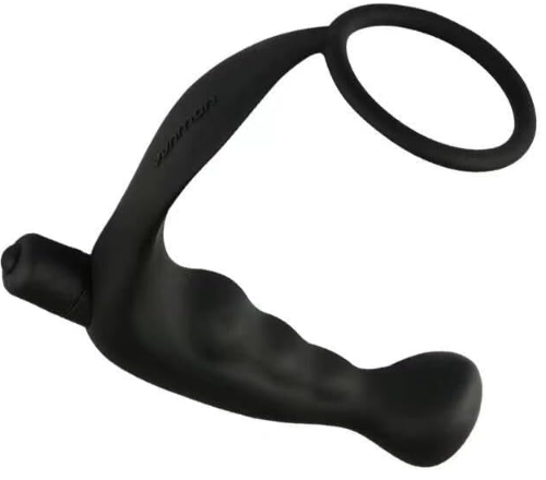 Vibrating Prostate Massager with Penis Ring - Product Gallery View 4 | act wellness