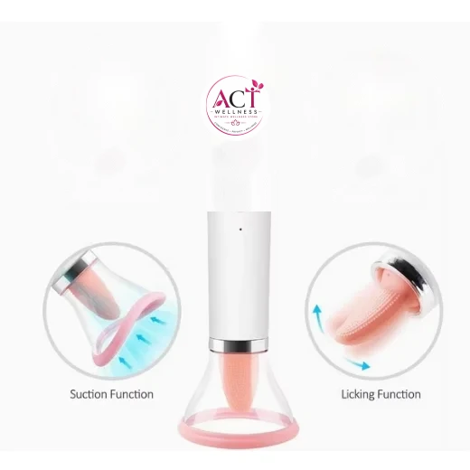 Vibrating Toy Oral Tongue Simulator Sucking Vibration Wand, Multi Speed Clitorial Sucking Toy - Product Gallery View 4 | act wellness