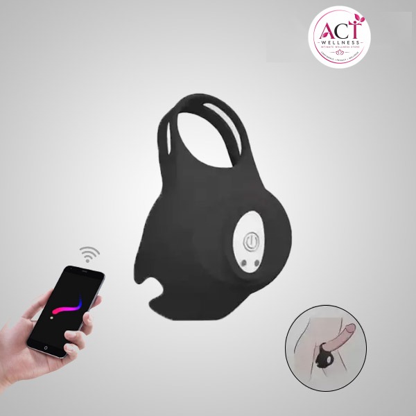 Bluetooth App Control Vibration Lock Ring - Buy Online in India | act wellness - view 1