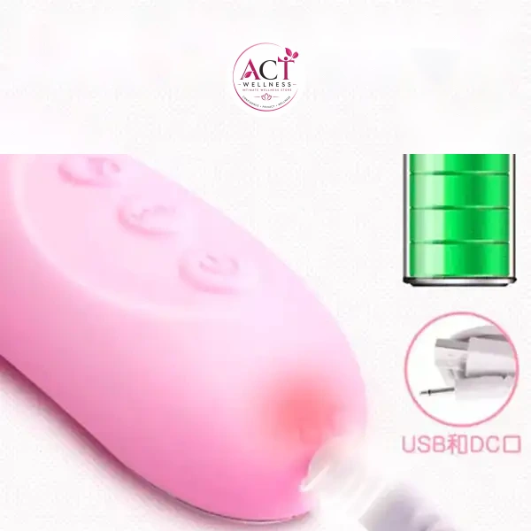 Vibrator Heating Tight Retractable Tongue Blowjob Licking Clitoris Stimulation - Product Gallery View 4 | act wellness