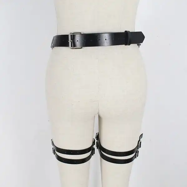 Waist Adjustable Belt Gothic Cincher Caged Garter for Women Rave Outfits - Product Gallery View 4 | act wellness