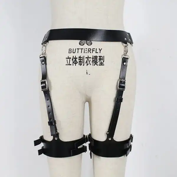 Waist Adjustable Belt Gothic Cincher Caged Garter for Women Rave Outfits - Product Gallery View 5 | act wellness