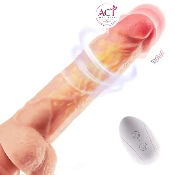 Warrior King Rechargeable Rotating Dildo - Product Gallery View 4 | act wellness
