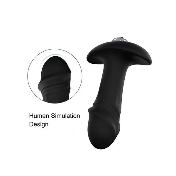 Waterproof G-spot Vibrating Anal Plug - Product Gallery View 2 | act wellness
