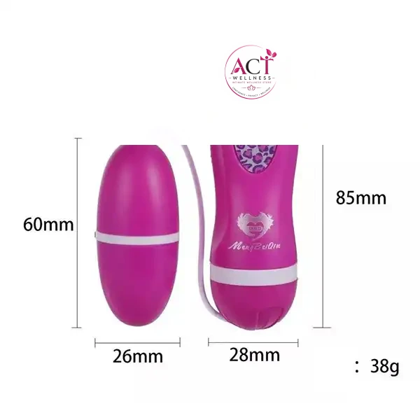 Remote Control Powerfull Vibrating Egg - Product Gallery View 2 | act wellness