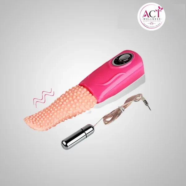 Waterproof Ultra-quiet Tongue Shape Vibrator Massager - Buy Online in India | act wellness - view 1