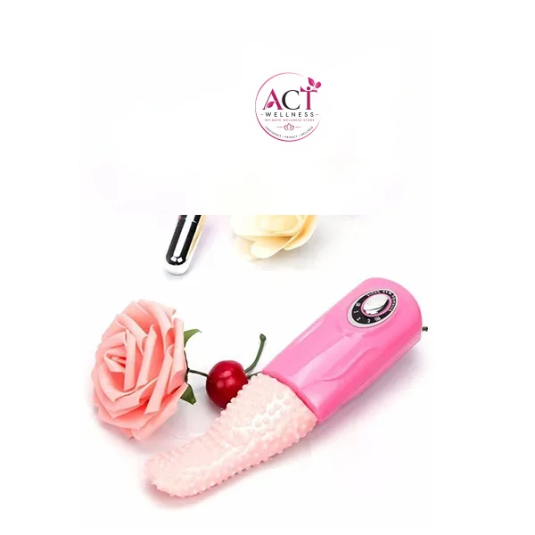 Waterproof Ultra-quiet Tongue Shape Vibrator Massager - Product Gallery View 4 | act wellness