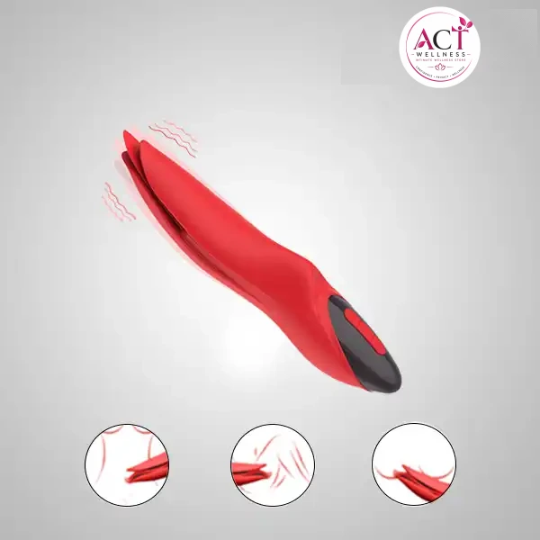 Waterproof Ultra-quiet Tongue Shape Vibrator Sex Toy - Buy Online in India | act wellness - view 1