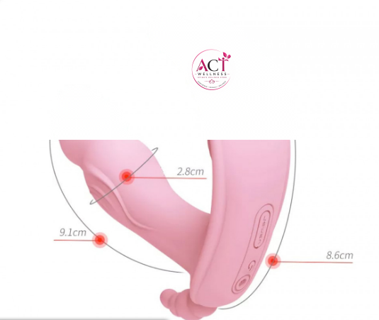 Wearable Butterfly Dildo Vibrator Adult Sex Toys G Spot Clitoris Stimulator - Product Gallery View 2 | act wellness