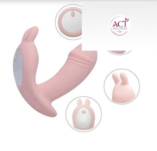 Wearable Butterfly Dildo Vibrator Adult Sex Toys G Spot Clitoris Stimulator - Product Gallery View 4 | act wellness