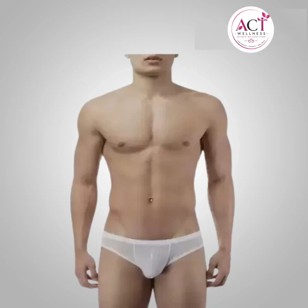 White Hot Mens Thong - Buy Online in India | act wellness - view 1