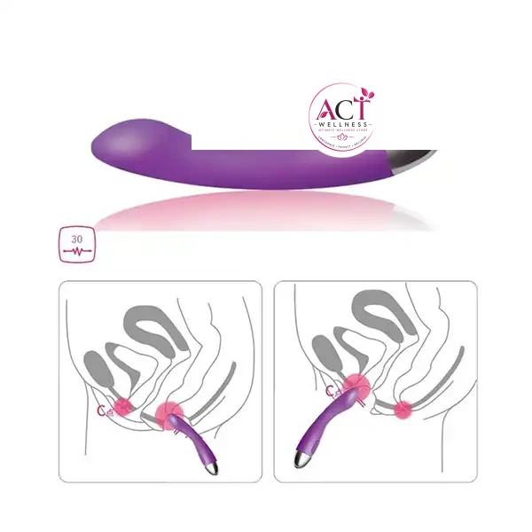 Winnie G-spot Purple Vibrator - Product Gallery View 3 | act wellness