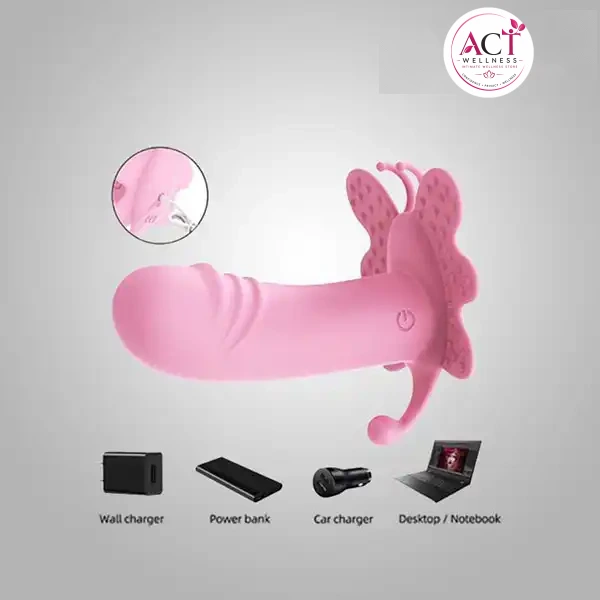 Wireless Butterfly Vibrator Dildo Vibrating Panties With Remote Control - Buy Online in India | act wellness - view 1