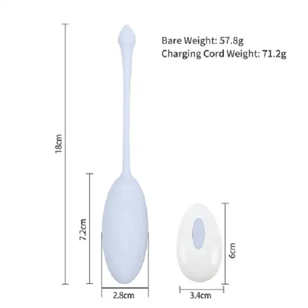 Wireless Remote Control Female Vibrating Eggs - Product Gallery View 4 | act wellness