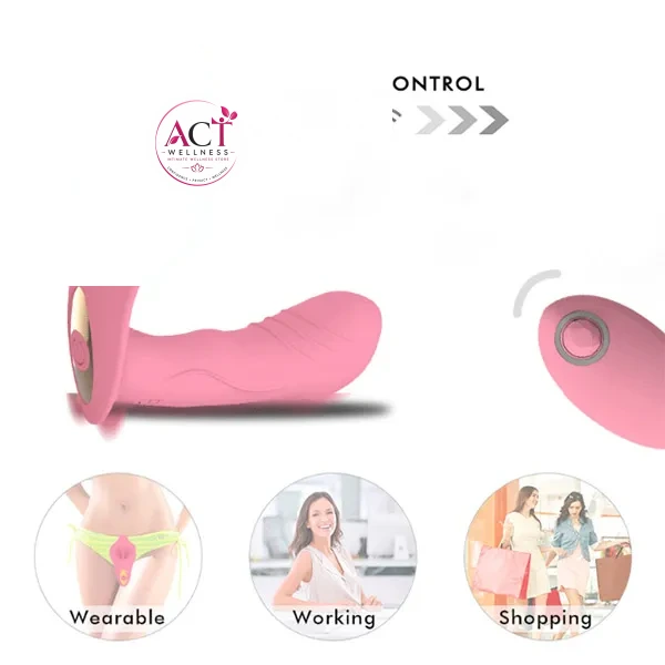 Wireless Remote Control Vibrating Panty For Women Couples - Product Gallery View 2 | act wellness
