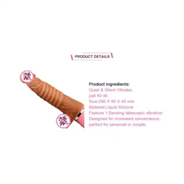 Wireless TSN Joker Vibrating Thrusting Dildo - Product Gallery View 3 | act wellness